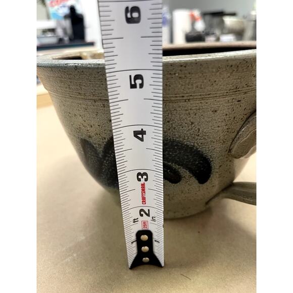 Vintage Maple City Pottery Salt Glazed Batter Bowl 1987 - Picture 9 of 11